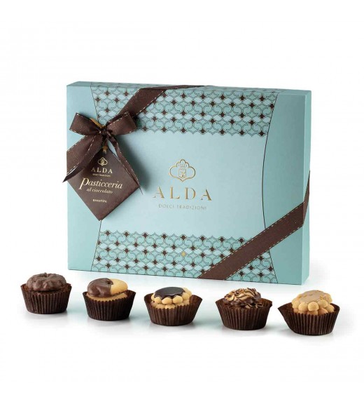 Scatola Pasticceria Assortita al Cioccolato 440gr - Alda Dolci Tradizioni