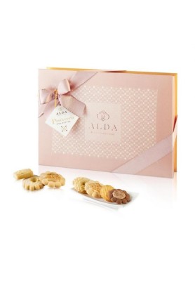 Scatola Pasticceria Assortita gr 290 - Confezione Trapezio Prestige - Linea Alda Dolci Tradizioni