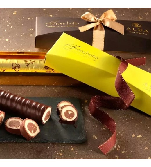 Tronchetto Gianduja Fondente 250gr - Alda Dolci Tradizioni