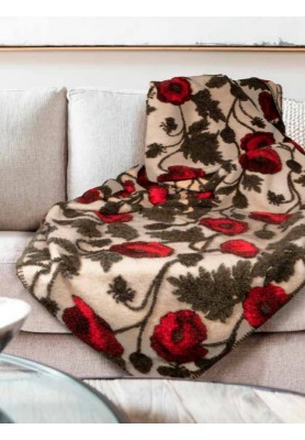 Plaid in Lana Cotta - Linea Papavero - Appodia Lana Italiana