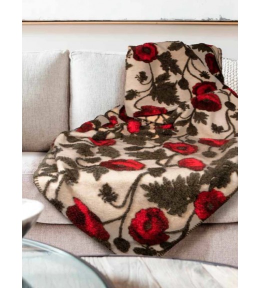 Plaid in Lana Cotta - Linea Papavero - Appodia Lana Italiana