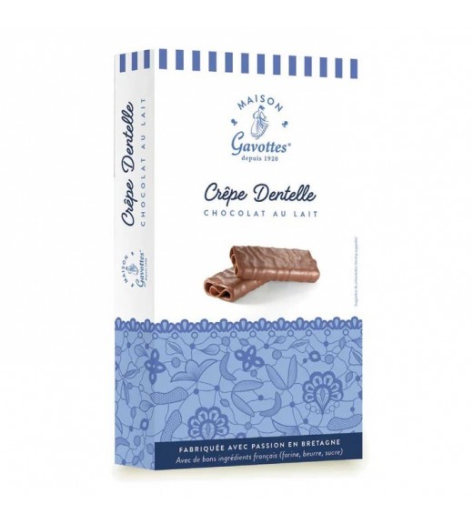 Crepe Dentelle al Cioccolato Fondente 100gr - Maison Gavottes