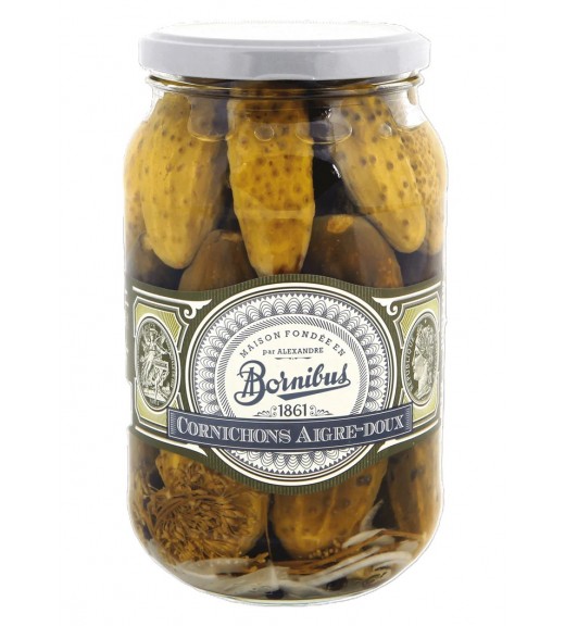 Cetrioli agrodolci 900g - Bornibus