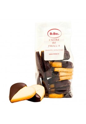 Confezione Biscotti Cuore di Frolla con Cioccolato - Bi Biel