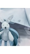 Lenzuola culla Baby Coccole Azzurro - Blumarine Baby