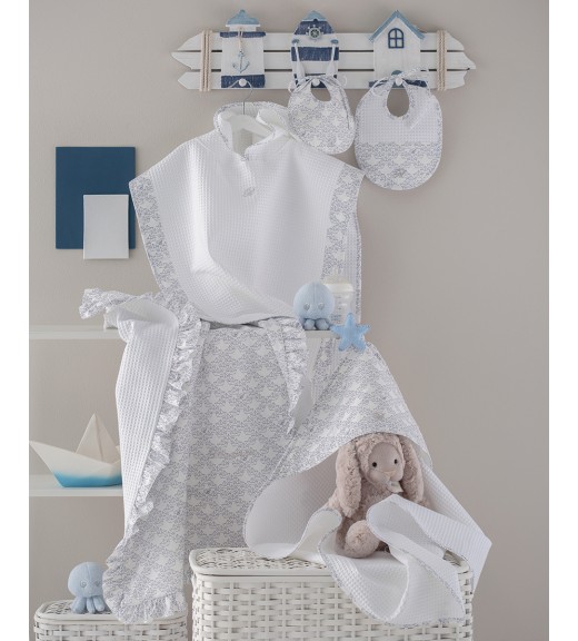 Asciugamano Clinico Barchetta - Azzurro - Blumarine Baby