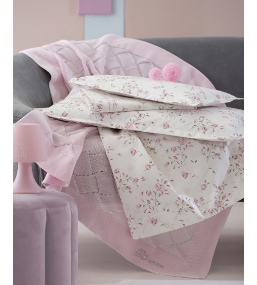 Lenzuola Culla Lilibet Rosa - Blumarine Baby