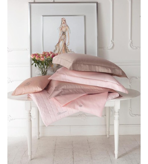 Lenzuola Matrimoniale Lory Bianco Teso - Blumarine Home