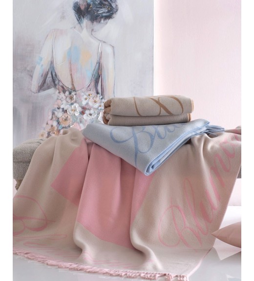 Plaid Cipria - Collezione Blum - Blumarine Home