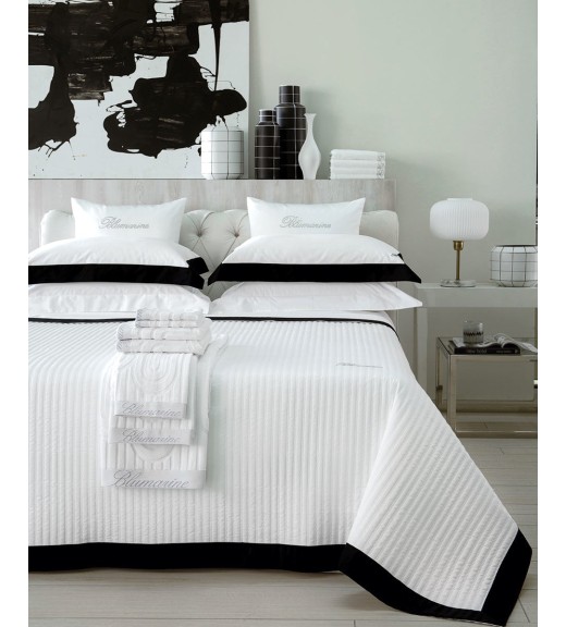 Copriletto Matrimoniale Grand Hotel Burro/Corteccia - Blumarine Home