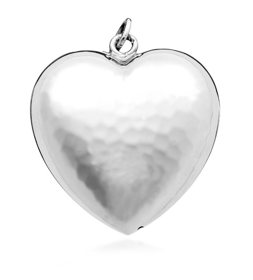 Charm Cuore Martellato Grande - Collezione Charms Angeli e Cuori - Giovanni Raspini