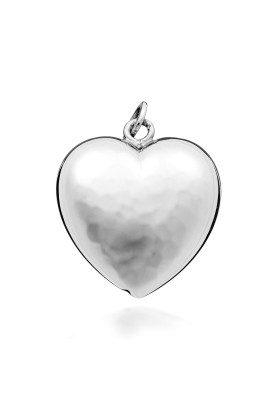 Charm Cuore Martellato Medio - Collezione Charms Angeli e Cuori - Giovanni Raspini