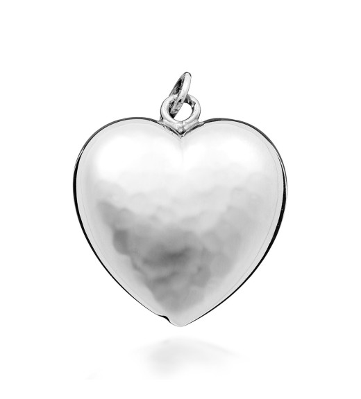 Charm Cuore Martellato Medio - Collezione Charms Angeli e Cuori - Giovanni Raspini