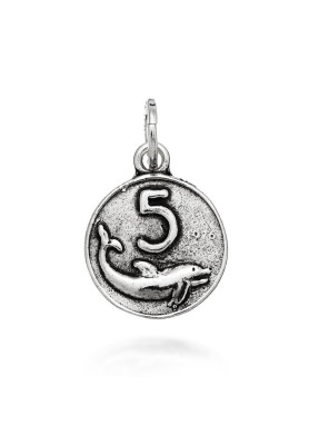 Charm Moneta 5 Lire - Collezione Charms Monete - Giovanni Raspini