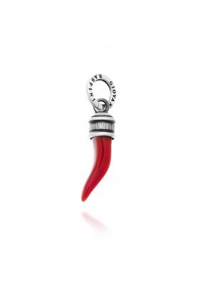 Charm Corno Rosso Liscio - Collezione Amuleti - Giovanni Raspini