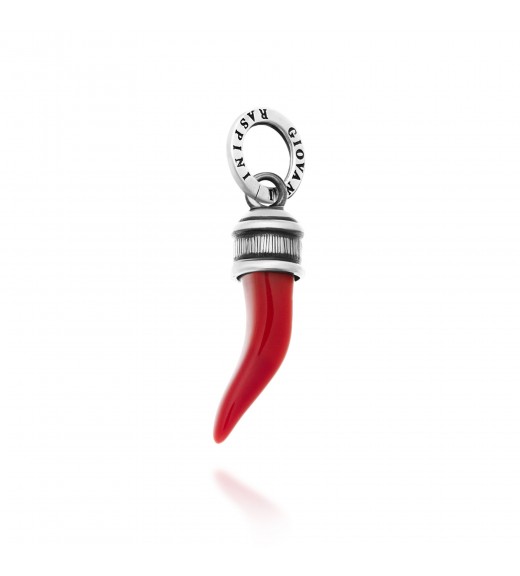 Charm Corno Rosso Liscio - Collezione Amuleti - Giovanni Raspini