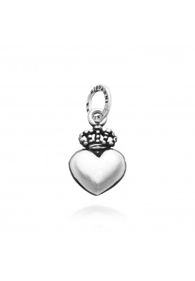 Charm Cuore con Corona - Collezione Cuori e Angeli - Giovanni Raspini