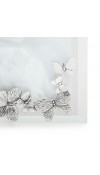 Cornice in Argento Luce Farfalle Quadrata - Giovanni Raspini
