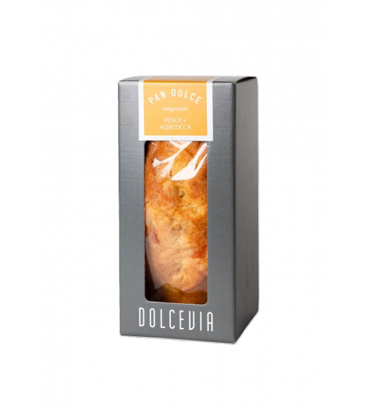 Pan Dolce Pesca e Albicocca 350 g - Dolcevia Pan Dolce Pesca e Albicocca 350 g - Dolcevia