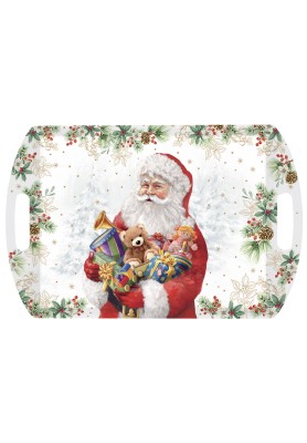 Vassoio c/Manici 52x35 - Collezione Santa in Coming - Easy Life
