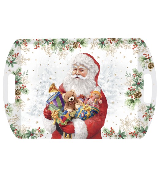 Vassoio c/Manici 52x35 - Collezione Santa in Coming - Easy Life