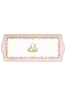 Vassoio in porcellana 35x15 - Collezione Happy Easter - Easy Life