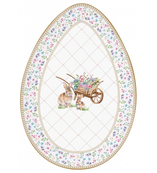 Vassoio Ovale in porcellana 30x21 - Collezione Spring Bloom - Easy Life