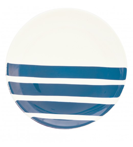 Piatto Piano in Ceramica Diametro 27cm S/6 - Color mix blue - Easy Life
