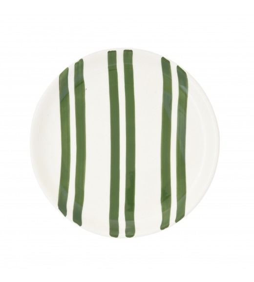 Piatto Dessert in Ceramica Diametro 20 cm S/6 - Color mix green - Easy Life
