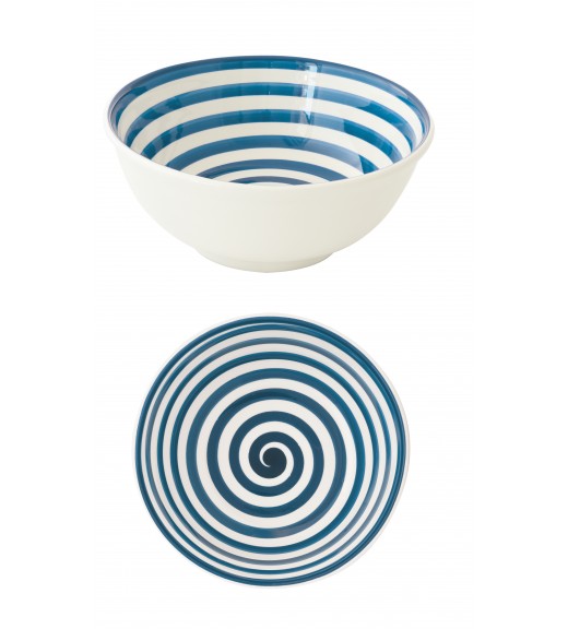 Insalatiera in Ceramica Diametro 27 - Color mix blue - Easy Life