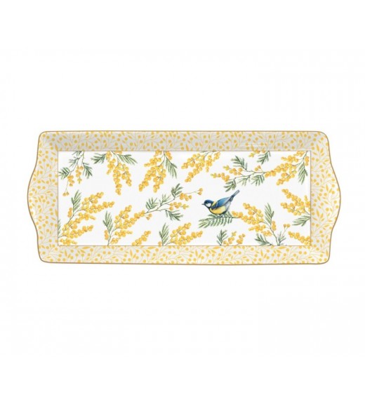 Vassoio in porcellana 35x15 - Collezione Mimosa - Easy Life