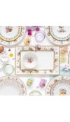 Vassoio in porcellana 35x24 - Collezione Spring Bloom - Easy Life