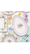 Vassoio Ovale in porcellana 30x21 - Collezione Spring Bloom - Easy Life