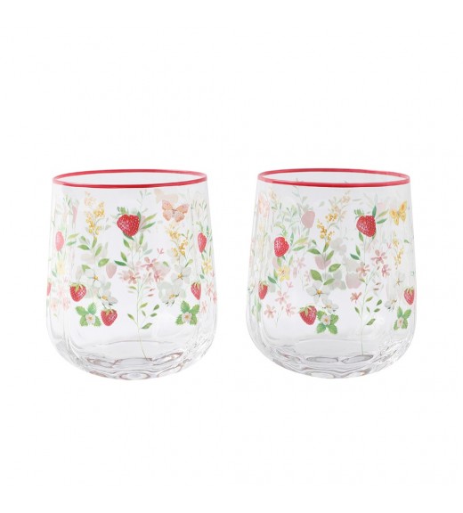 Bicchiere Jardin des Fraises Set/2 - Easy Life