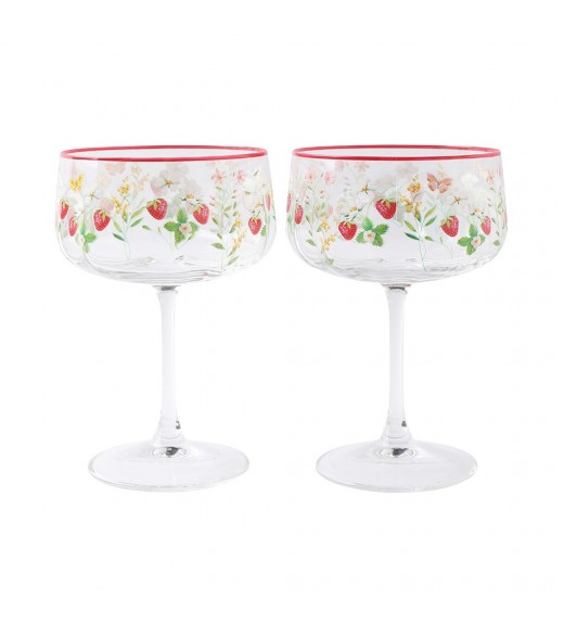 Bicchiere Champagne Jardin des Fraises Set/2 - Easy Life