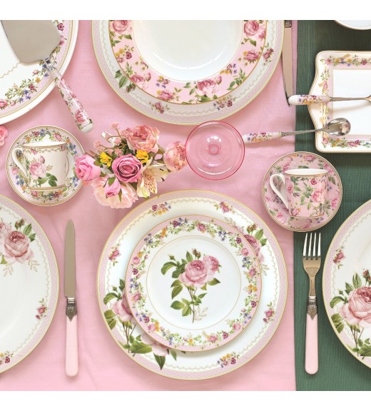 Servizio Piatti 18 Pezzi Collezione Chant des Roses - Easy Life