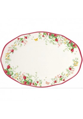 Piatto da Portata Jardin Des Fraises 36x25 cm - Easy Life