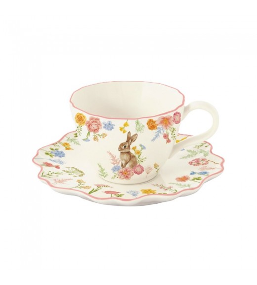 Tazza tè con piattino Tres Jolie - Easy Life