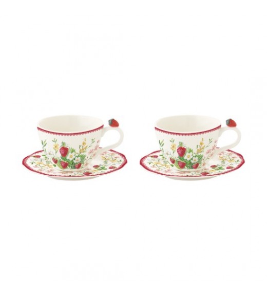 Tazzine Caffè Jardin des Fraises S/2 - Easy Life Tazzine Caffè Jardin des Fraises S/2 - Easy Life