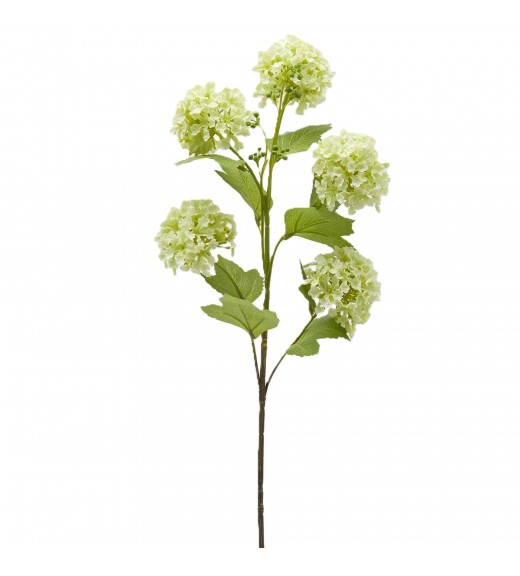 Ramo di Viburno x5 con Foglie H 80 cm Verde - EDG