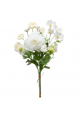 Cespuglio di Peonia Bianca e Fiori Misti H60 - EDG