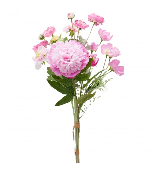 Cespuglio di Peonia Rosa e Fiori Misti H60 - EDG