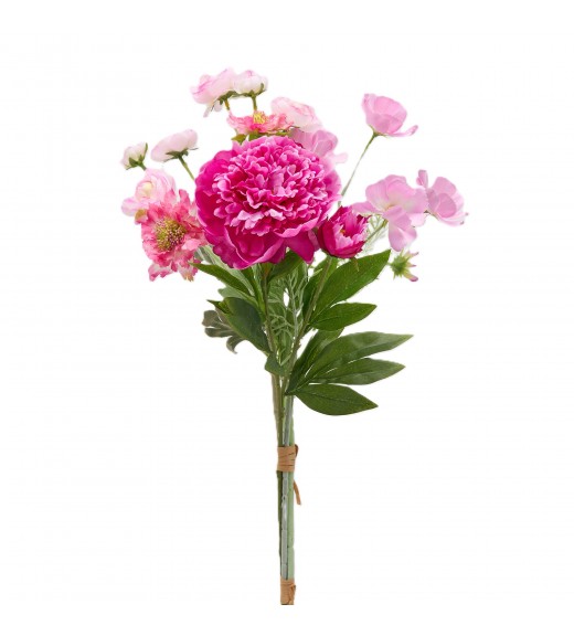 Cespuglio di Peonia Fucsia e Fiori Misti H60 - EDG