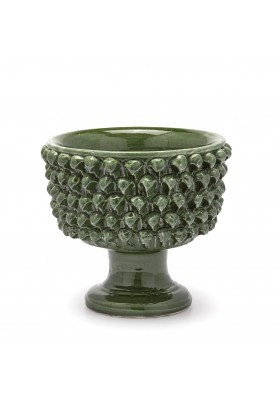 Vaso Fenice Pigna con Piede Verde H24 - EDG  