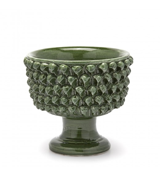 Vaso Fenice Pigna con Piede Verde H24 - EDG  