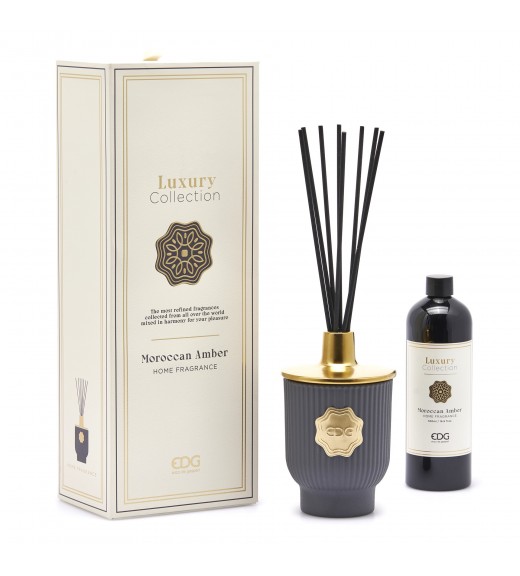Profumatore Bottiglia Luxury Collection 500 ml - Fragranza Moroccan Amber - EDG