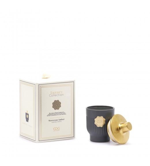 Candela Luxury Collection H 12 cm - Fragranza Moroccan Amber - EDG