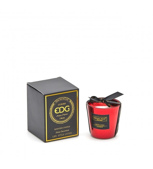 Candela Mirror Red H7,5 - Fragranza Black Rose e Oud - EDG
