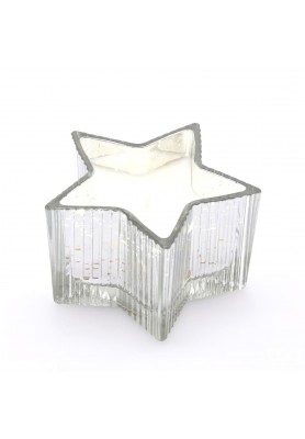 Candela Stella Silver H 8 - Fragranza Vaniglia - EDG