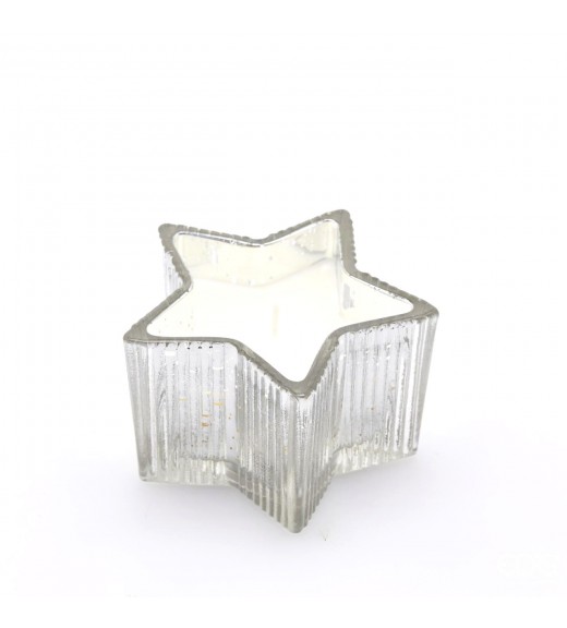 Candela Stella Silver H 6 - Fragranza Vanilla - EDG
